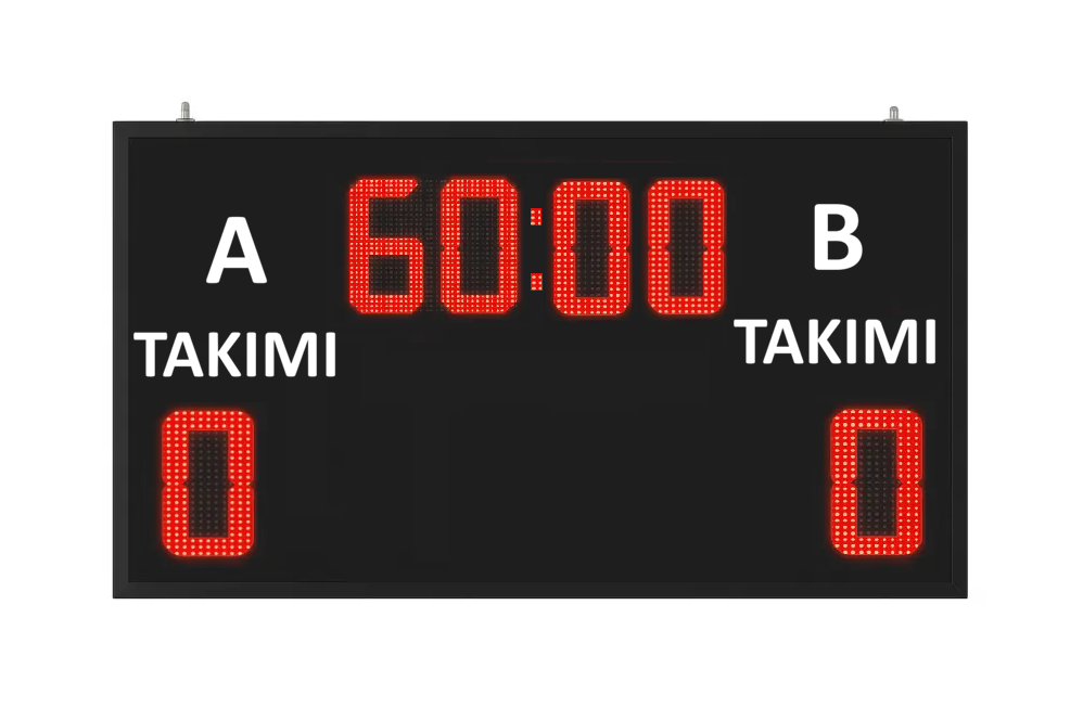 Halı Saha Skorbordu 120×80 cm