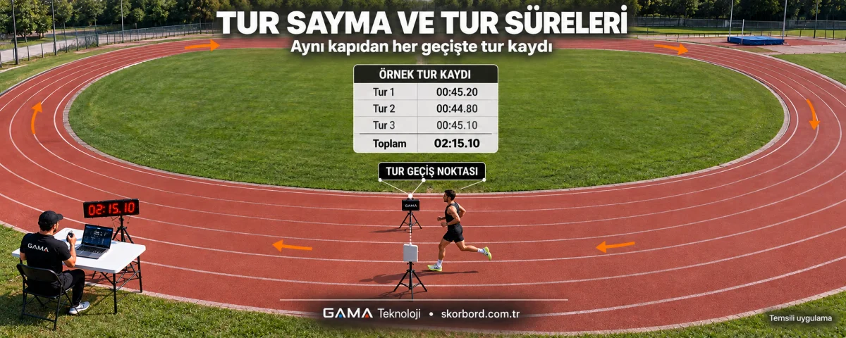 Fotoselli Kronometre Çift Kapılı Dikey Sıçrama 4